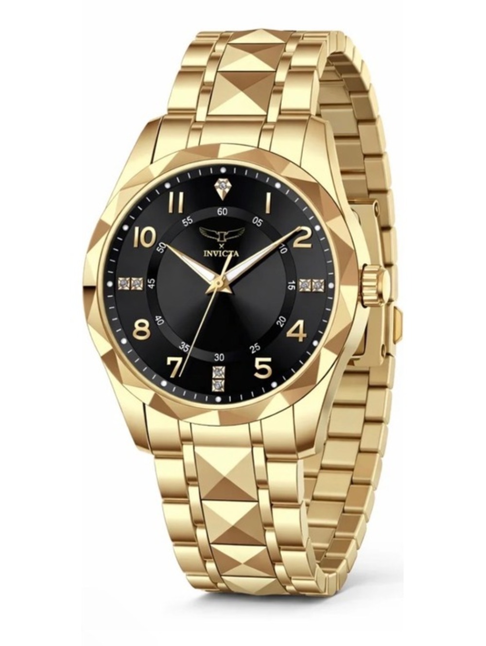 $249 INVICTA SPECIALTY I GOLD WITH BLACK FACE 40mm